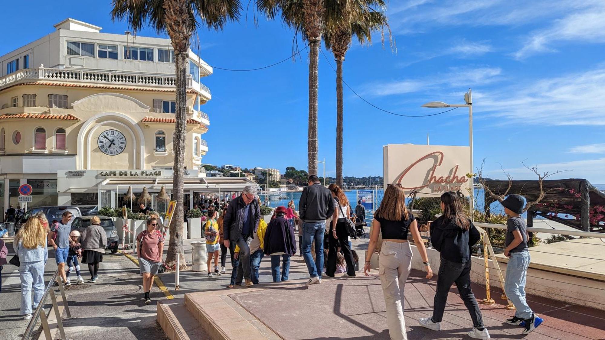 Superbe Appartement Vue Mer Panoramique Juan-les-Pins Exteriér fotografie