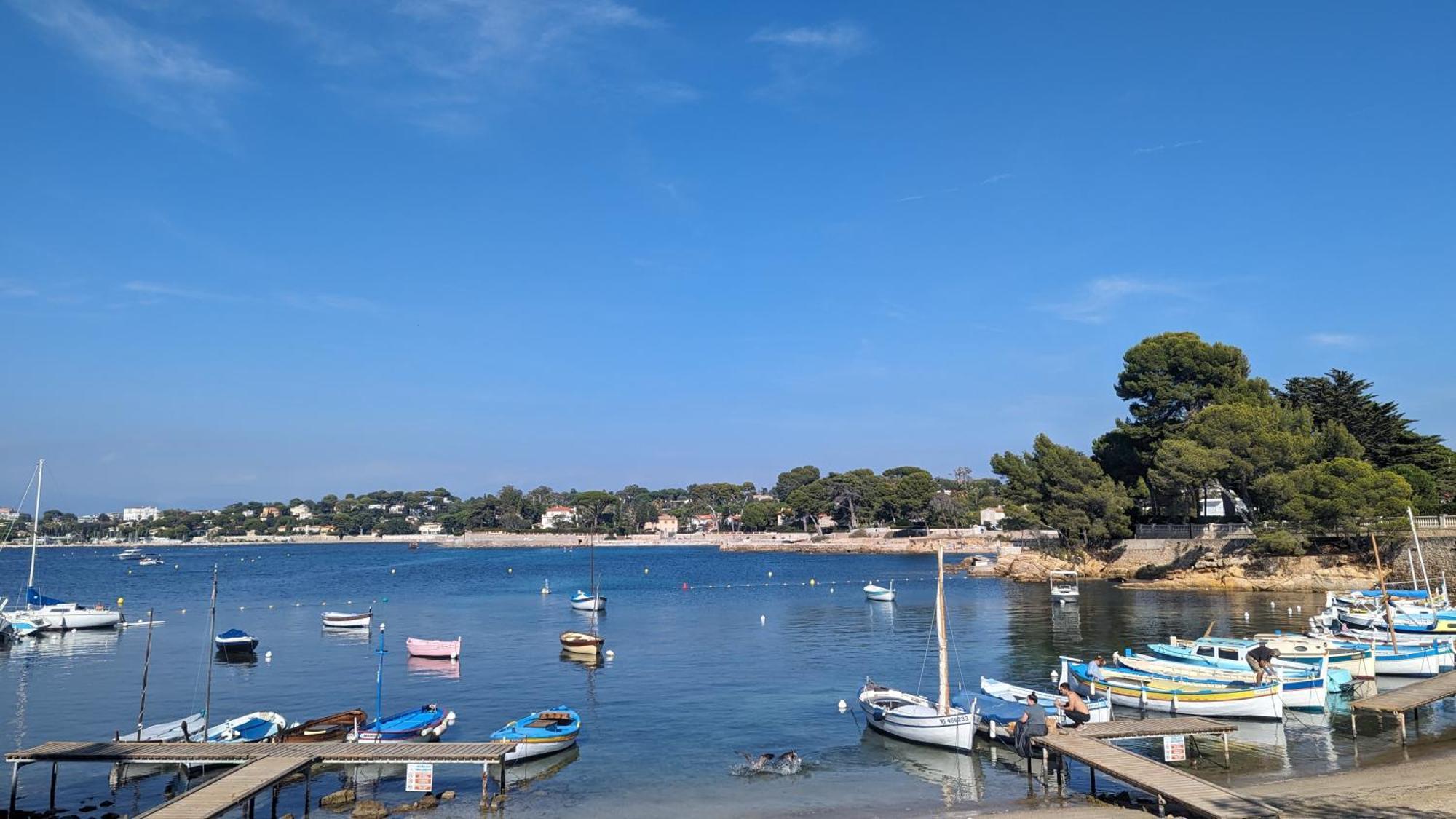 Superbe Appartement Vue Mer Panoramique Juan-les-Pins Exteriér fotografie