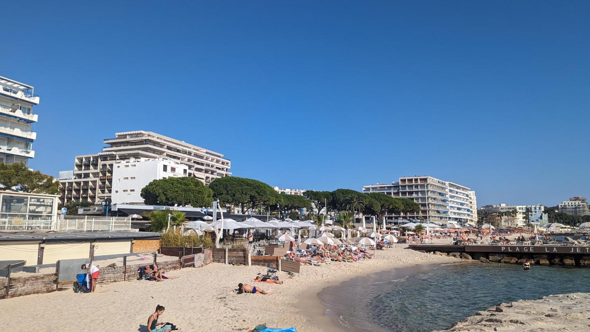 Superbe Appartement Vue Mer Panoramique Juan-les-Pins Exteriér fotografie
