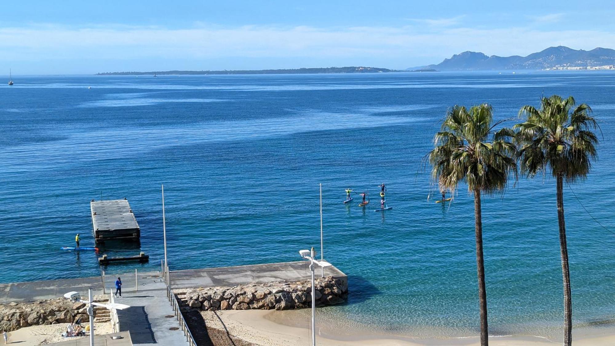 Superbe Appartement Vue Mer Panoramique Juan-les-Pins Exteriér fotografie